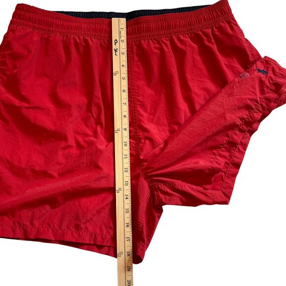 Polo Ralph Lauren Swim Trunk Shorts Mens 2XL RED Lined Pockets Preppy Lifeguard - Picture 10 of 10